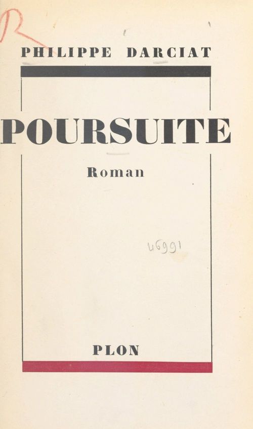 ebook cover of Poursuite, by Philippe Darciat
