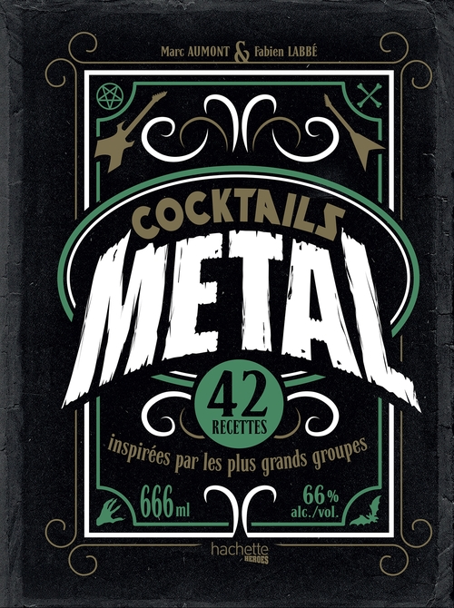 Couverture ebook de Cocktails Metal, de Marc Aumont, Fabien Labbe
