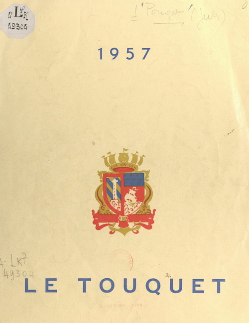 Couverture ebook de Le Touquet, de Jules Pouget