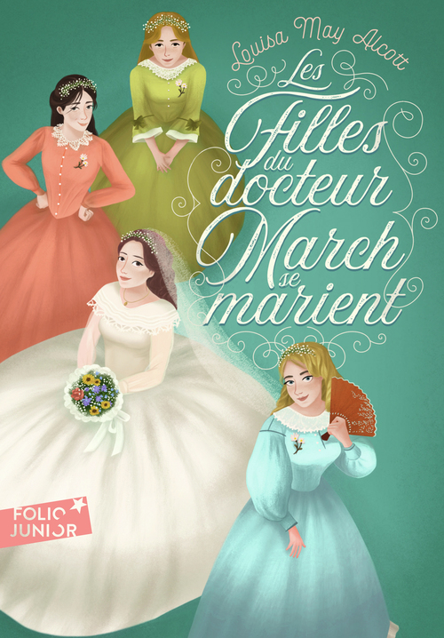 ebook cover of Les filles du docteur March se marient, by Louisa May Alcott, Claude Lauriot Prevost