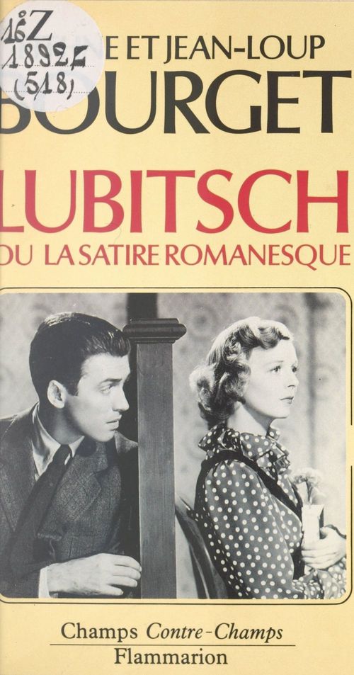 ebook cover of Lubitsch, by Jean-loup Bourget, Eithne Bourget