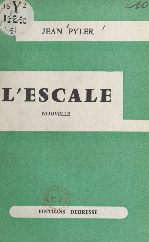 ebook cover of L'escale, by Jean Pyler