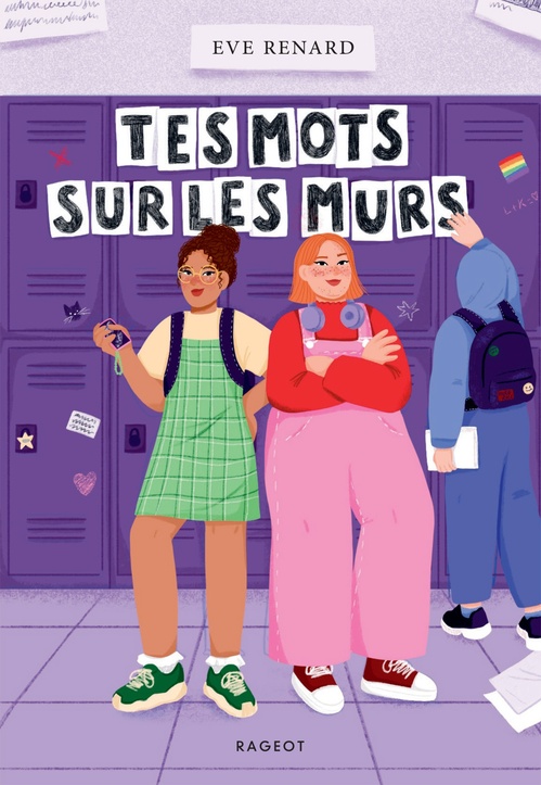 ebook cover of Tes mots sur les murs, by Eve Renard