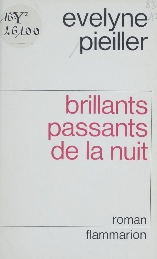 Couverture ebook de Brillants passants de la nuit, de Evelyne Pieiller