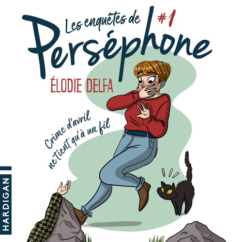 audiobook cover of Crime d'avril ne tient qu'à un fil, by Elodie Delfa