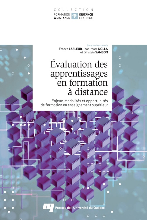 Couverture ebook de Évaluation des apprentissages en formation à distance, de Collectif, Jean-marc Nolla, Ghislain Samson, France Lafleur