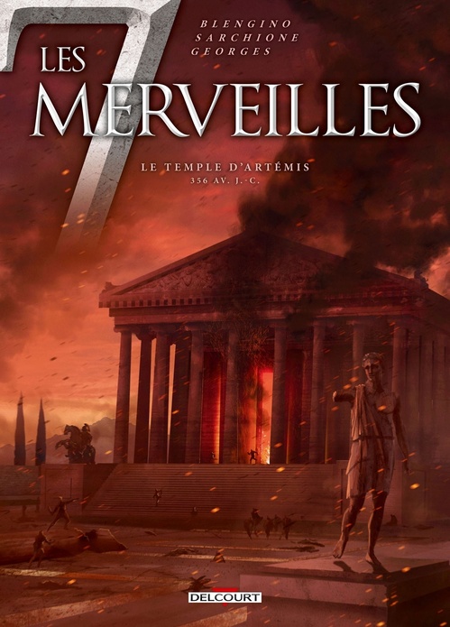 Couverture ebook de Les 7 Merveilles T04 - Le Temple d'Artémis, de Luca Blengino