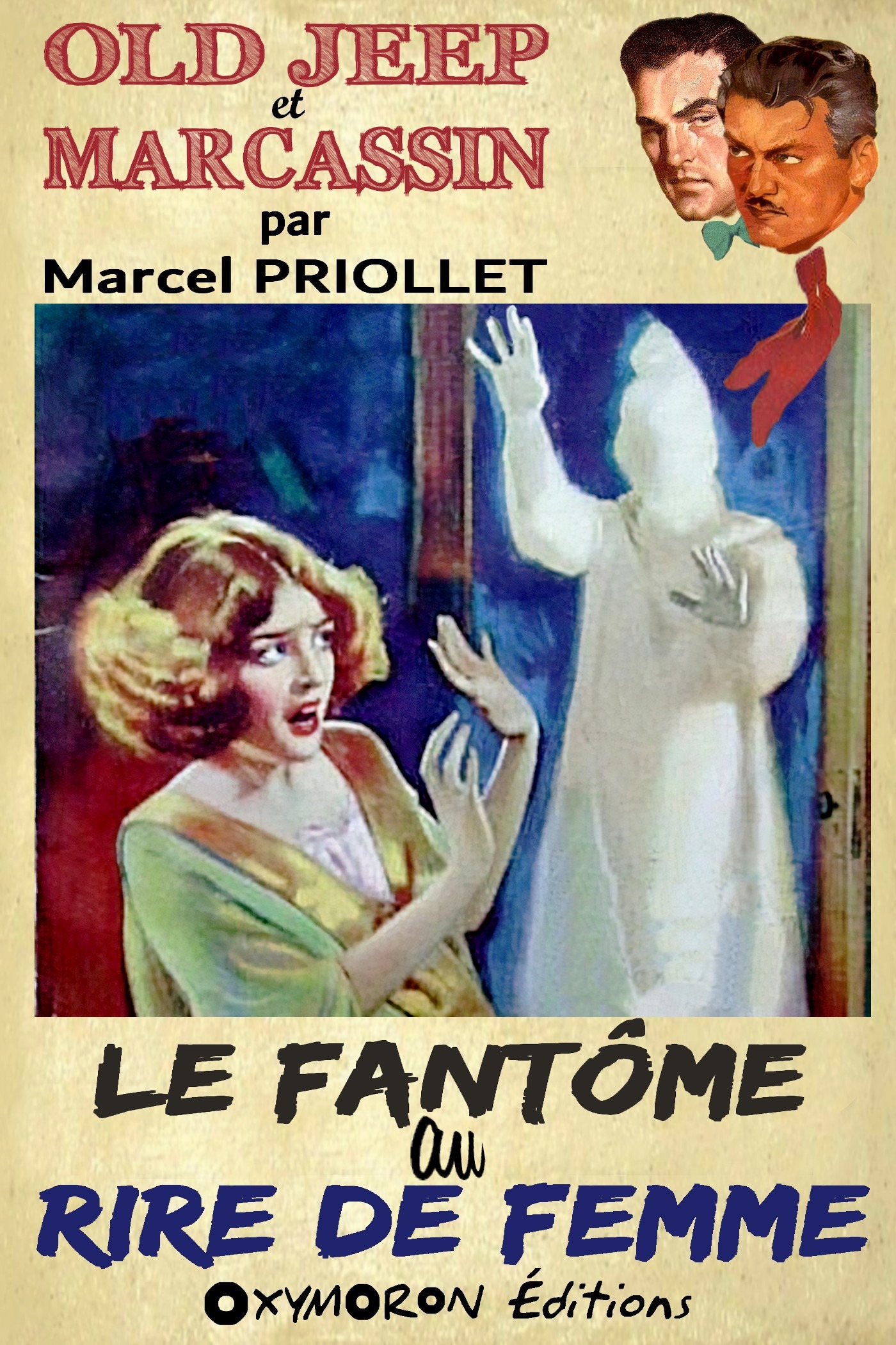 Couverture ebook de Le fantôme au rire de femme, de Marcel Priollet
