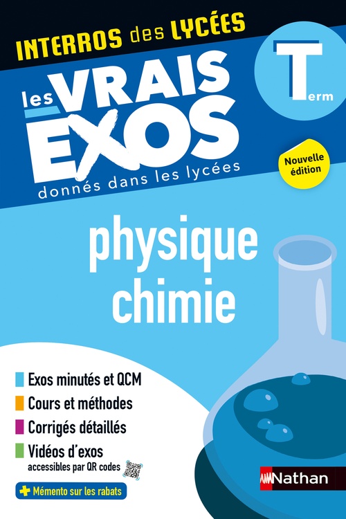 Couverture ebook de Interros des Lycées - Physique Chimie Terminale, de Fredéric Masset, Jacques Louis