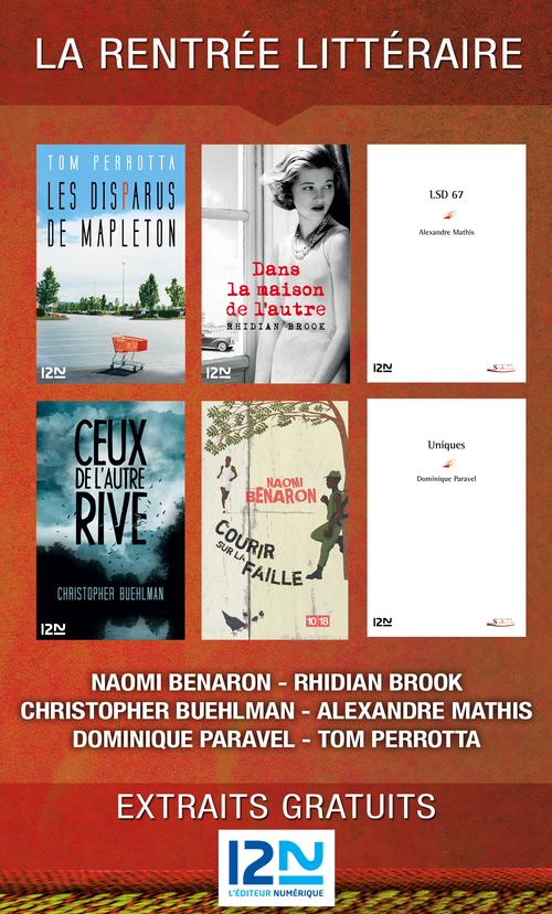 ebook cover of La rentrée littéraire de 12-21, l'éditeur numérique, by Collectif