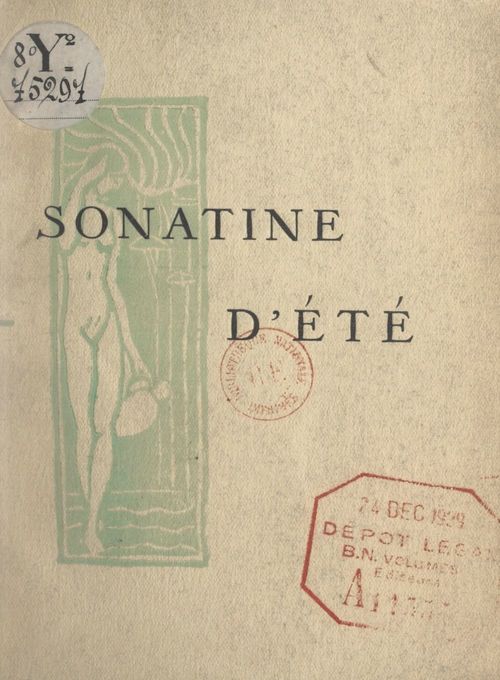 Couverture ebook de Sonatine d'été, de Jose Ferba