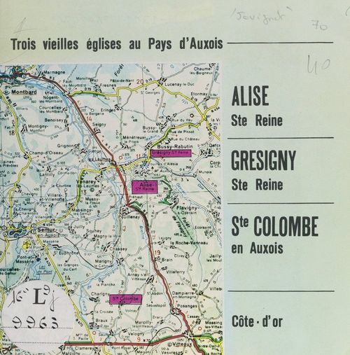 Couverture ebook de Trois vieilles églises au Pays d'Auxois, de Jovignot