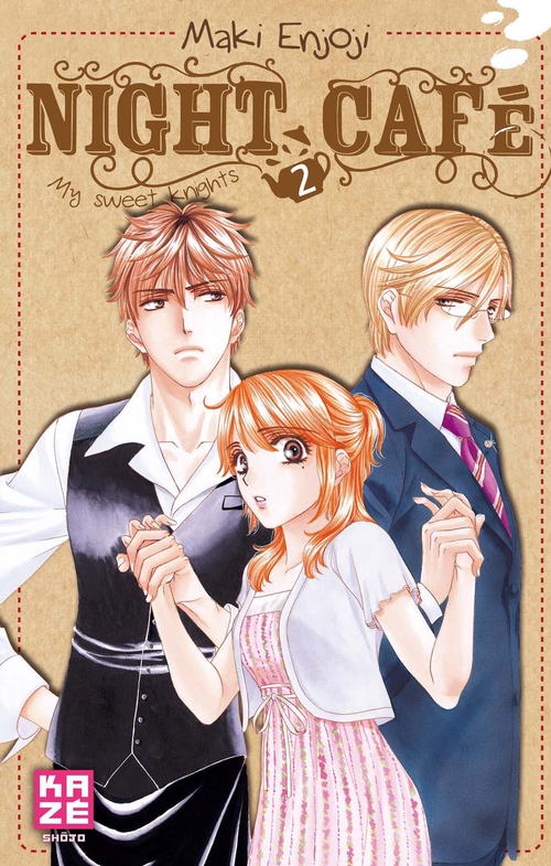 ebook cover of Night Cafe - My sweet knights T02, by Maki Enjoji