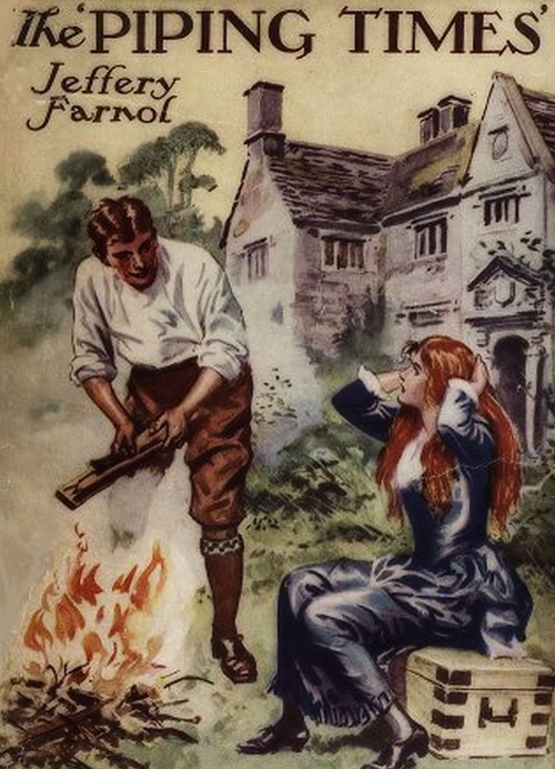 ebook cover of The 'Piping Times, by Jeffery Farnol