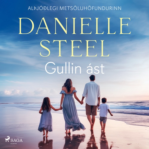 audiobook cover of Gullin ást, by Danielle Steel