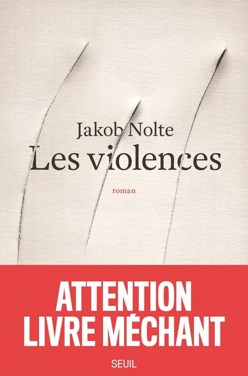 ebook cover of Les violences, by Jakob Nolte