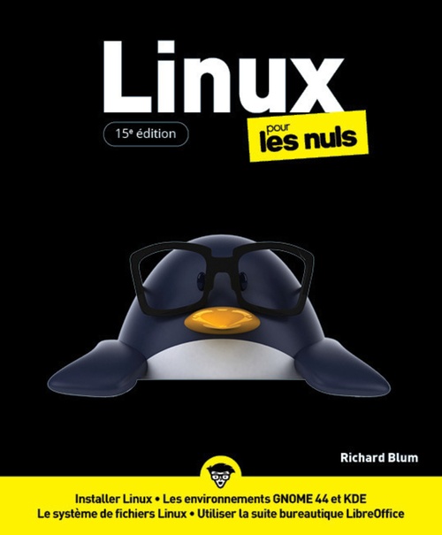 ebook cover of Linux pour les Nuls - 15e édition, by Richard Blum