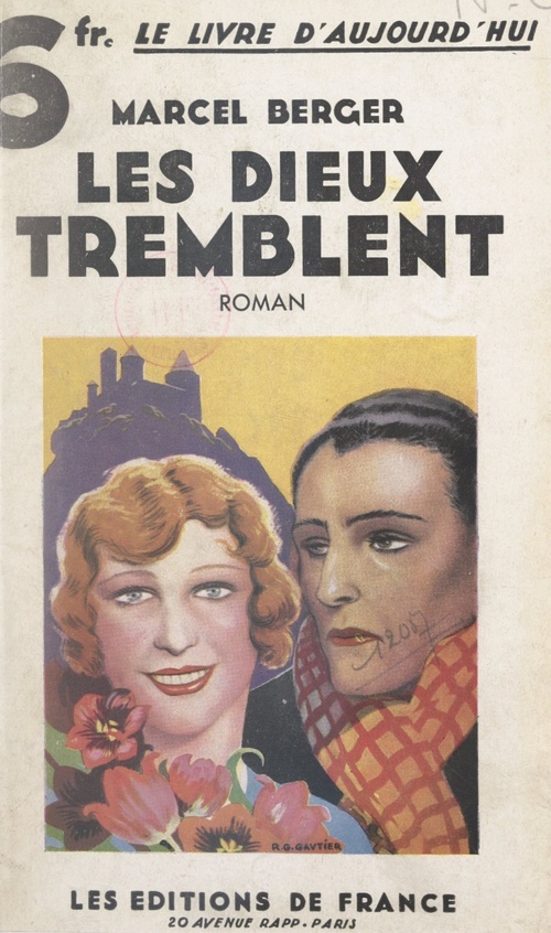 ebook cover of Les dieux tremblent..., by Marcel Berger