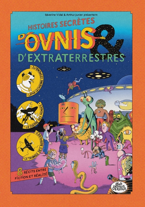 Couverture ebook de Histoires secrètes d'ovnis et d'extraterrestres, de Séverine Vidal