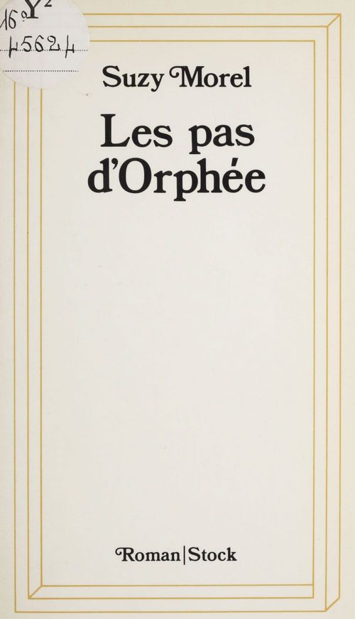 Couverture ebook de Les Pas d'Orphée, de Suzy Morel