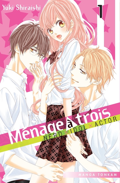 ebook cover of Ménage à trois T01, by Yuki Shiraishi