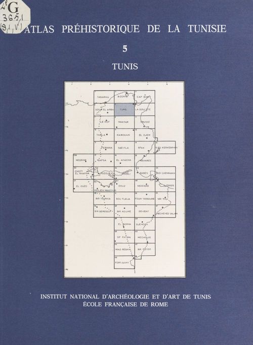 Couverture ebook de Atlas préhistorique de la Tunisie (5) : Tunis, de Abderrazak Gragueb, Gabriel Camps