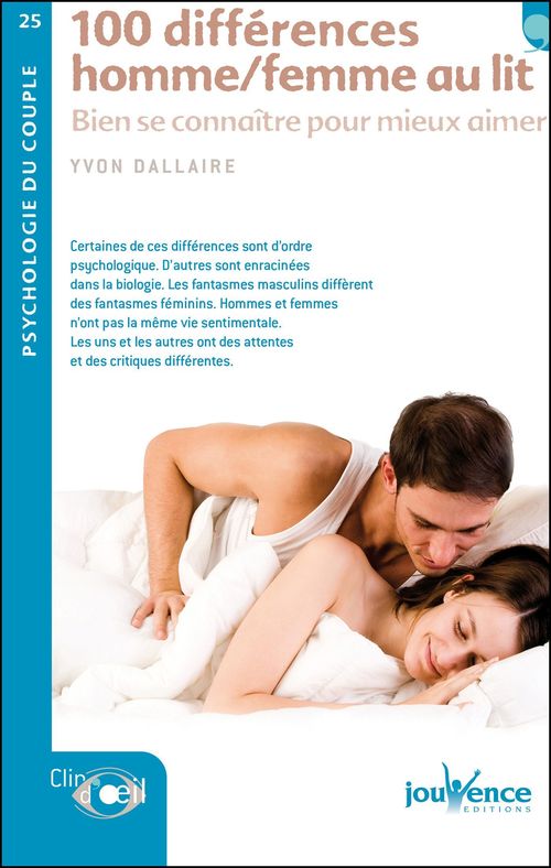 ebook cover of 100 différences homme/femme au lit, by Yvon Dallaire