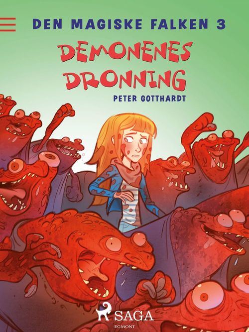 Couverture ebook de Den magiske falken 3 - Demonenes dronning, de Peter Gotthardt