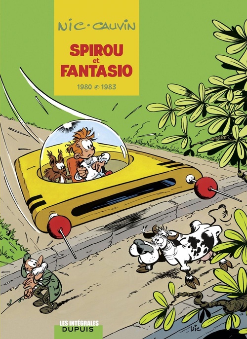 Couverture ebook de Spirou et Fantasio - L'intégrale - Tome 12 - 1980-1983, de Cauvin, Nic