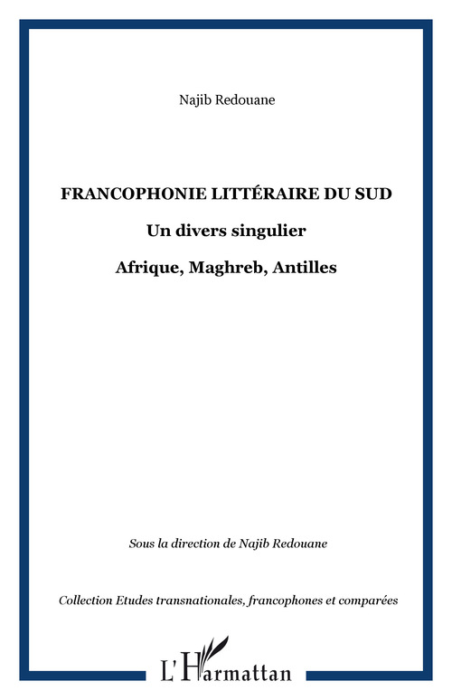 ebook cover of Francophonie littéraire du Sud, by Najib Redouane
