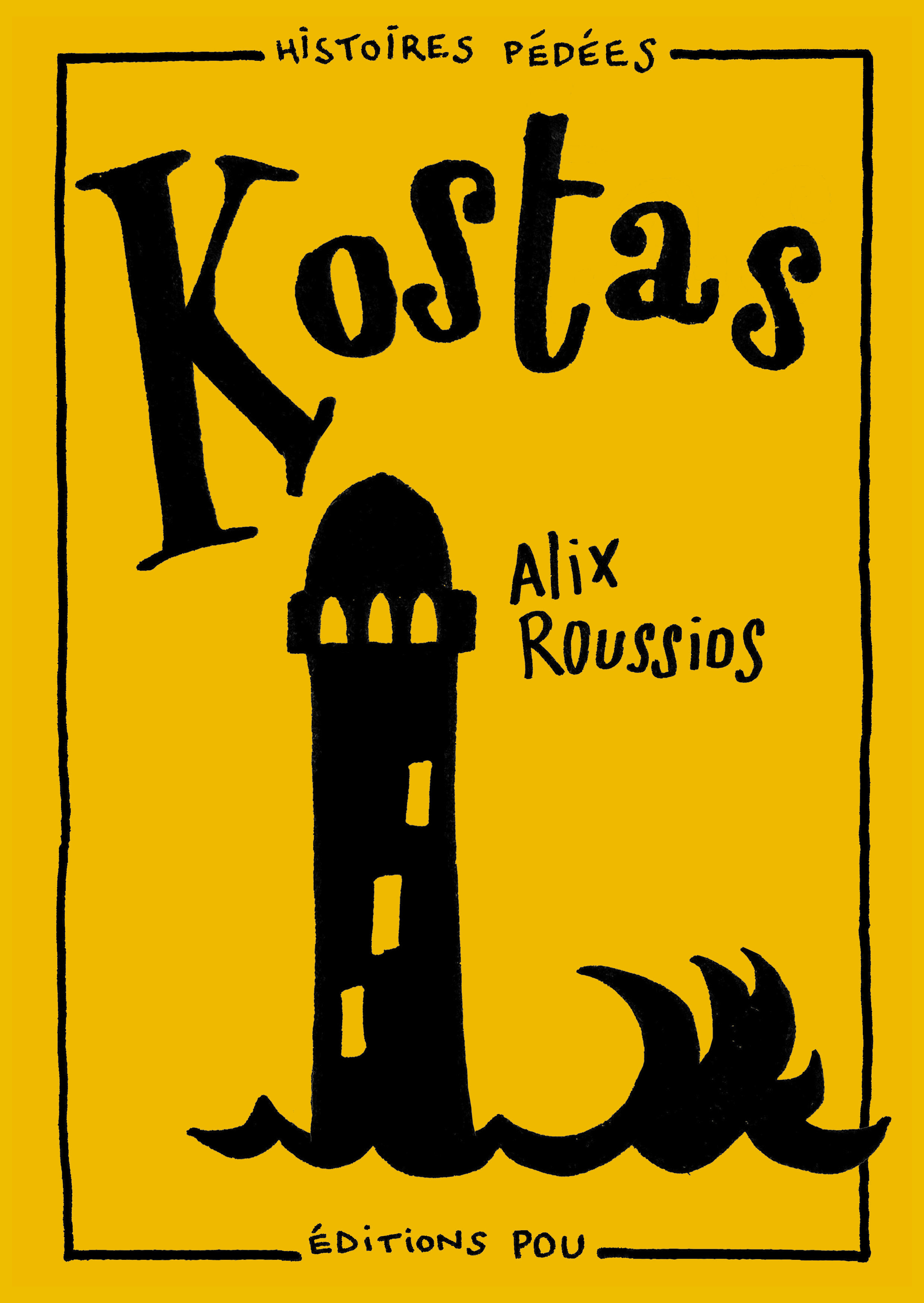 Couverture ebook de Kostas, de Alix Roussios