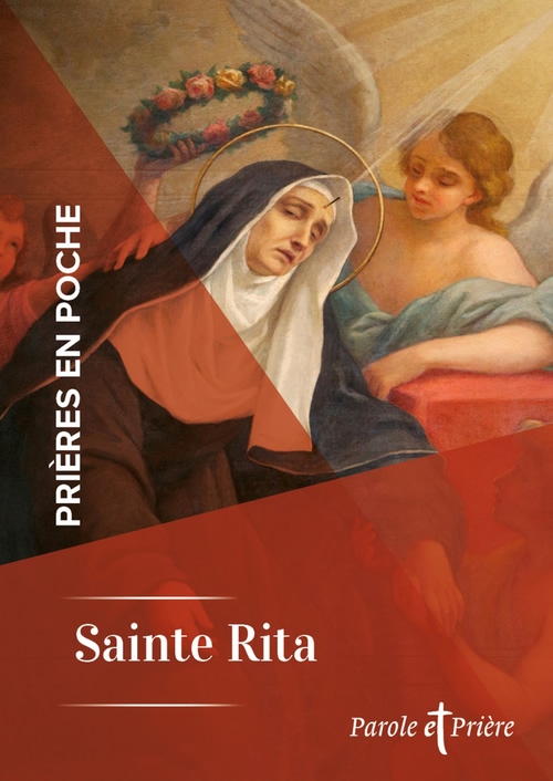 Couverture ebook de Prières en poche - Sainte Rita, de Collectif