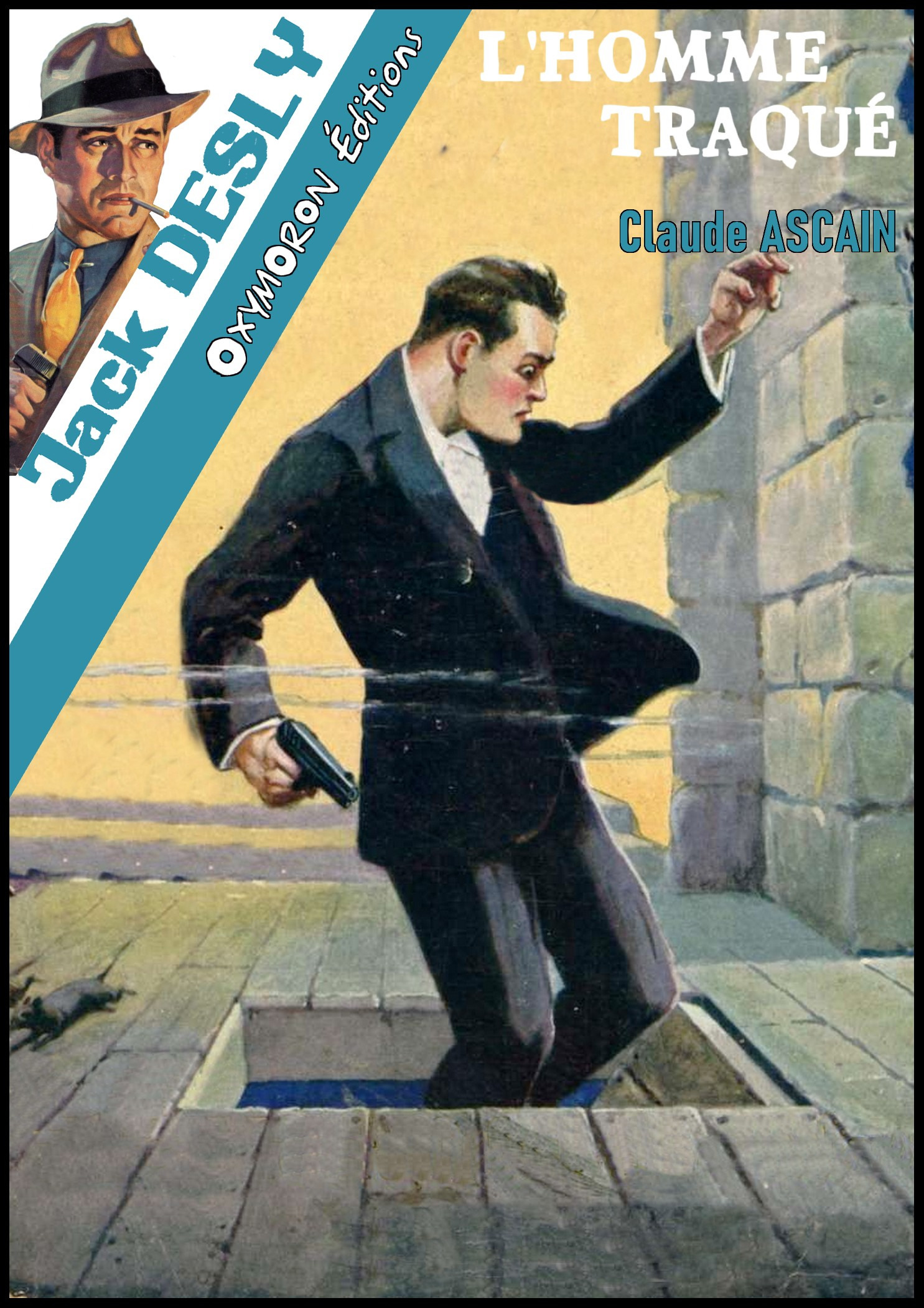 Couverture ebook de L'homme traqué, de Claude Ascain