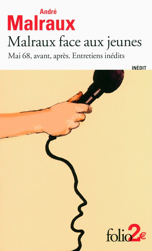 Couverture ebook de Malraux face aux jeunes. Mai 68, avant, après. Entretiens inédits, de André Malraux
