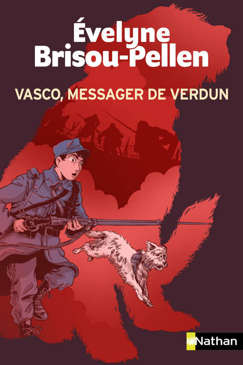 Couverture ebook de Vasco, messager de Verdun, de Évelyne Brisou-Pellen