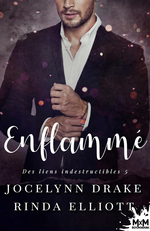 ebook cover of Enflammé, by Jocelynn Drake, Rinda Elliott