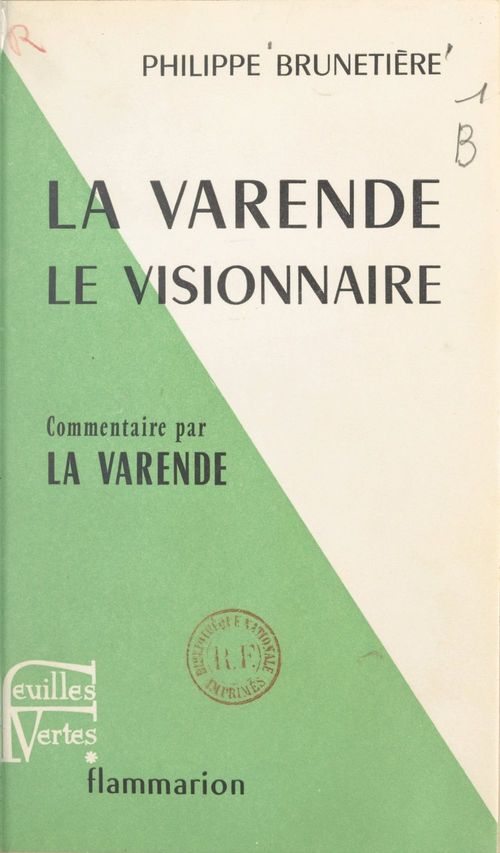 Couverture ebook de La Varende, le visionnaire, de Philippe Brunetiere