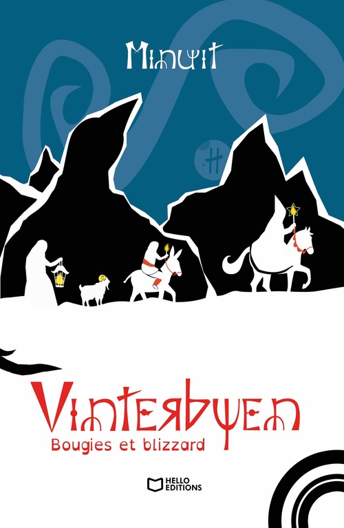 Couverture ebook de Vinterbyen - Tome II : Bougies et Blizzard, de Minuit