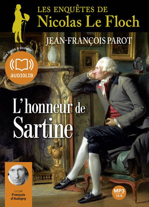 audiobook cover of L'honneur de Sartine, by Jean-françois Parot