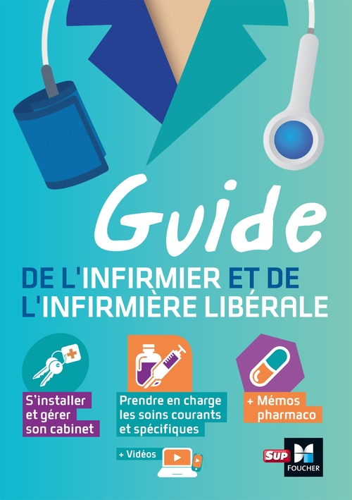 Couverture ebook de Guide de l'infirmier et de l'infirmière libérale, de Nicolas Biret