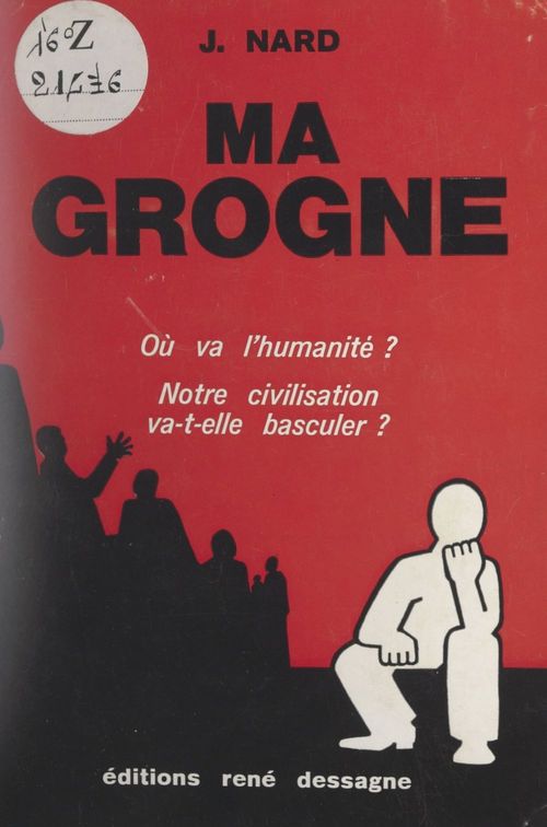 Couverture ebook de Ma grogne, de Jean Nard