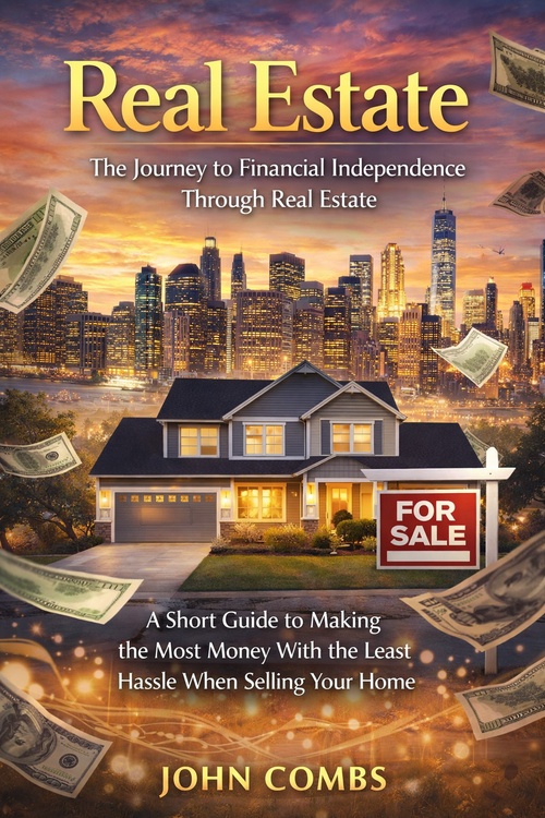 Couverture ebook de Real Estate: The Journey to Financial Independence Through Real Estate, de John Combs