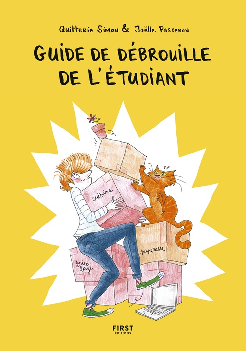 Couverture ebook de Guide de débrouille de l'étudiant, de Joëlle Passeron, Quitterie Simon