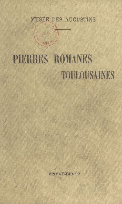 Couverture ebook de Pierres romanes de Saint-Etienne, de Henri Rachou