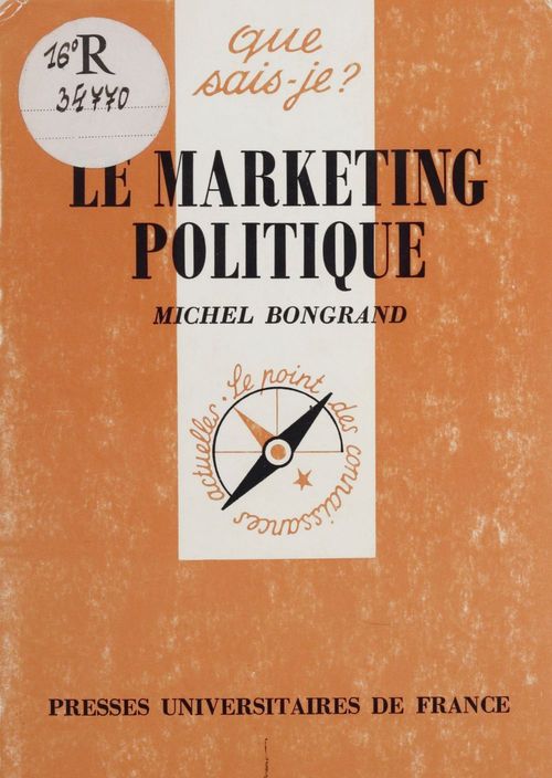 Couverture ebook de Le Marketing politique, de Michel Bongrand