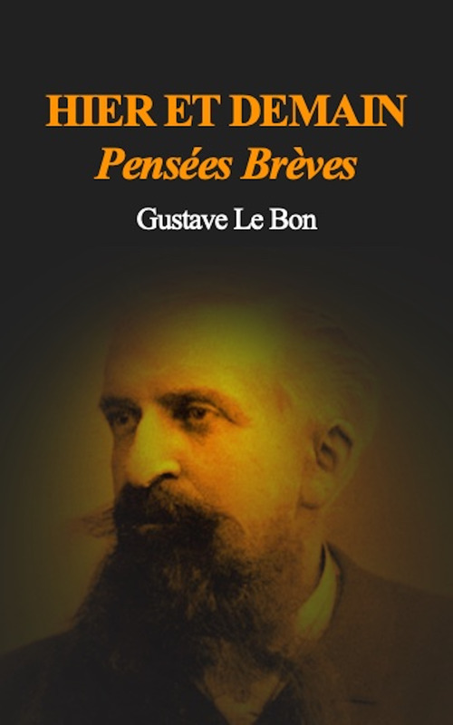 Couverture ebook de Hier et Demain, de Gustave Le Bon