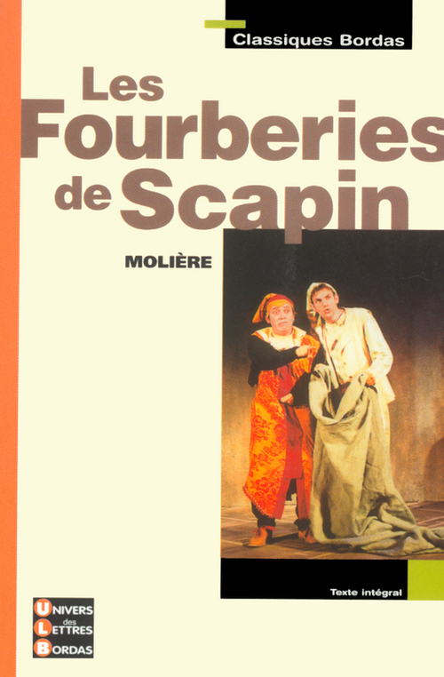Couverture ebook de Les fourberies de Scapin, de Frédéric Lévy, Molière