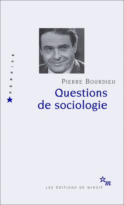 Couverture ebook de Questions de sociologie, de Pierre Bourdieu
