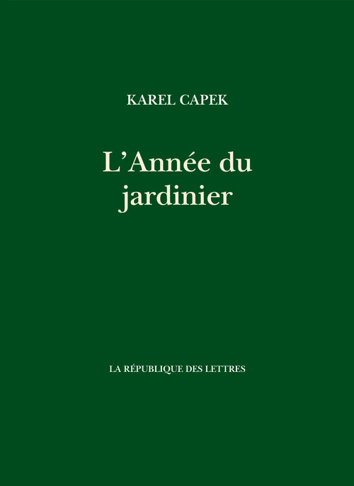 ebook cover of L'année du jardinier, by Karel Capek