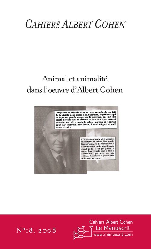 ebook cover of Cahiers Albert Cohen N°18, by Philippe Zard
